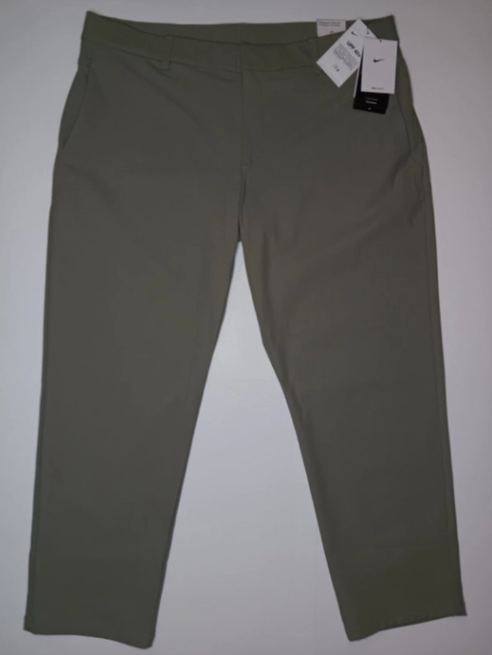Nike 24.7 PerfectStretch Mens 38x30 Dri FIT Golf Slim Fit Pants Green Olive